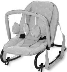 Шезлонг Lorelli Rock Star LUXE Cool Grey STARS (10110152147)